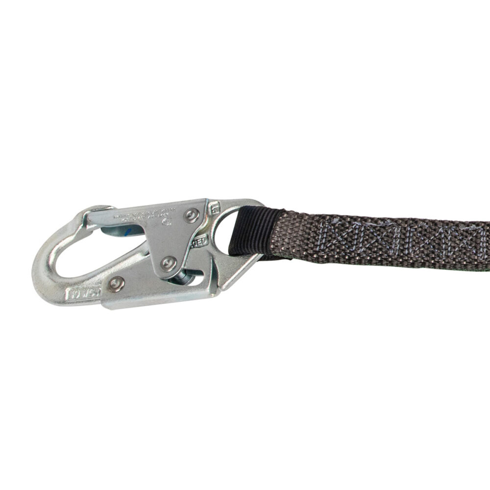 Heavyweight 6′ Energy Absorbing Lanyard: Dual Leg, Snap Hooks Safewaze