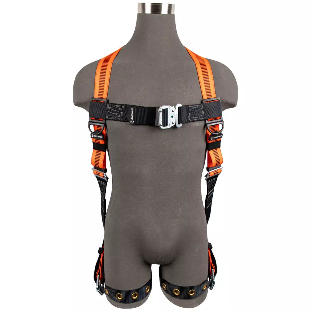 V-Line Full Body Harness: Universal, 1D, QC Chest, TB Legs Safewaze