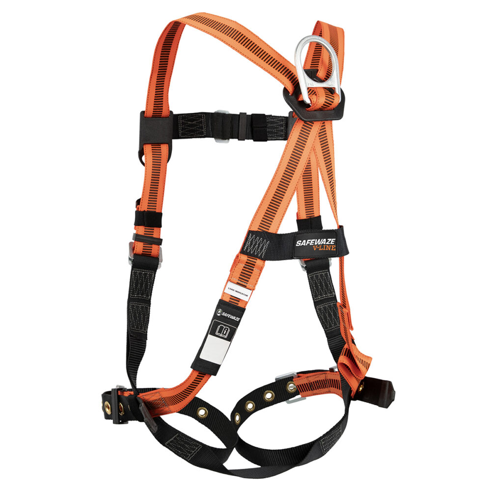 V-Line Full Body Harness: Universal, 1D, MB Chest, TB Legs Safewaze