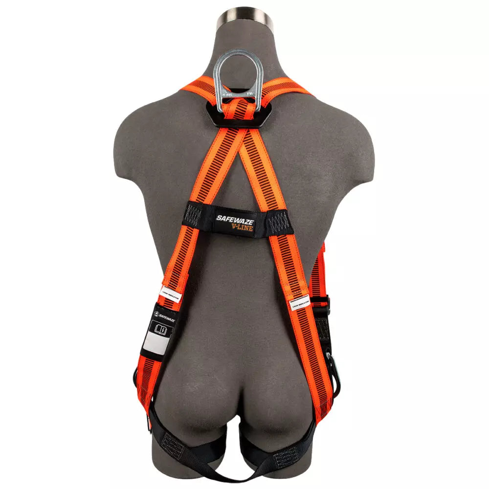 V-Line Full Body Harness: Universal, 3D, MB Chest/Legs Safewaze
