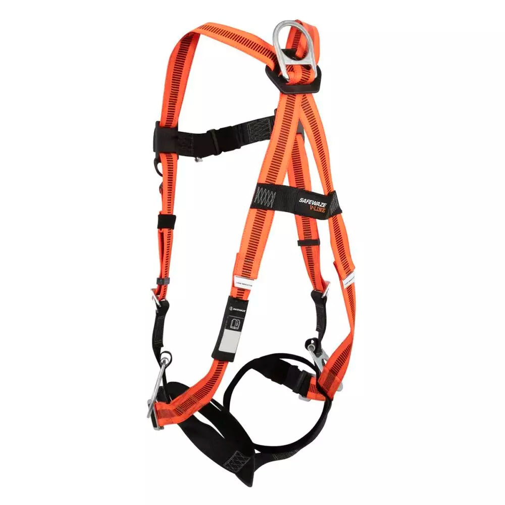 V-Line Full Body Harness: Universal, 3D, MB Chest/Legs Safewaze
