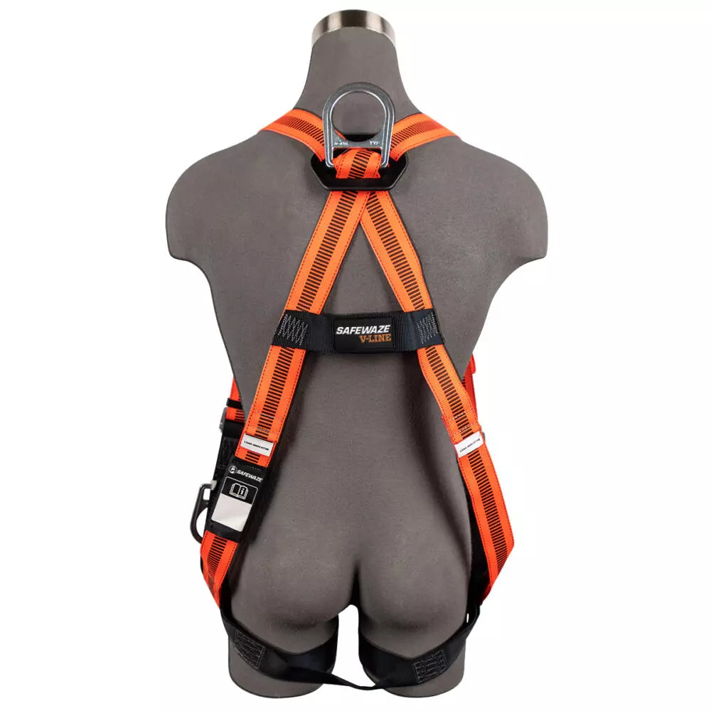 V-Line Full Body Harness: Universal, 3D, MB Chest, FD, MB Legs Safewaze