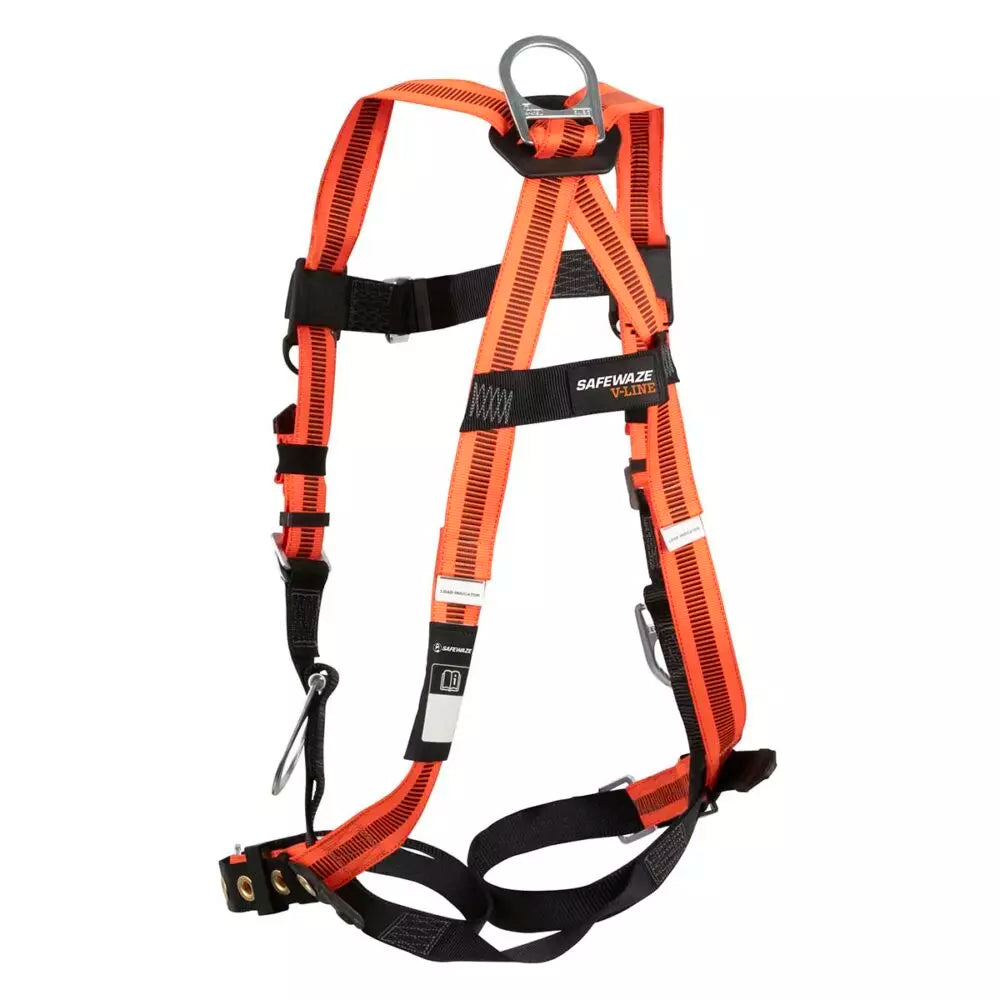V-Line Full Body Harness: Universal, 3D, MB Chest, TB Legs Safewaze