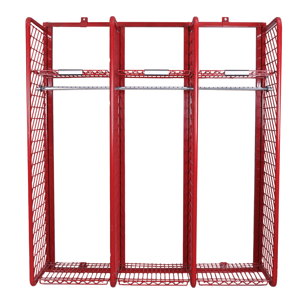 Wall Mounted Red Rack 18"/20"/24" Ready Rack