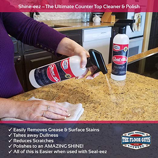 Shine-eez Daily Granite & Stone Counter Top Cleaner 24oz Clean-eez