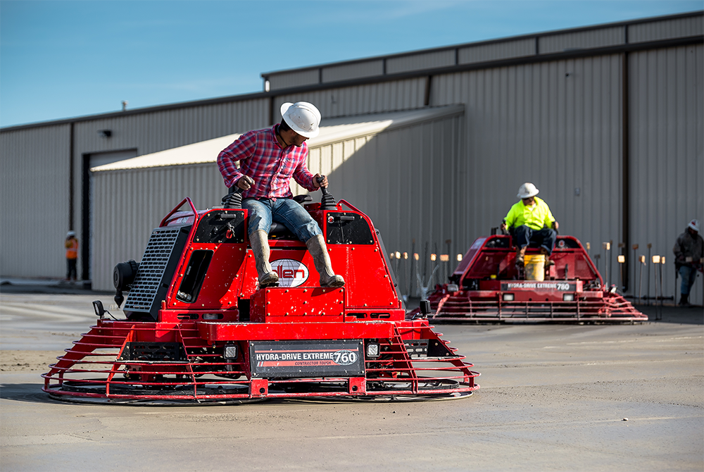 RIDING TROWELS // HDX760 Allen Engineering