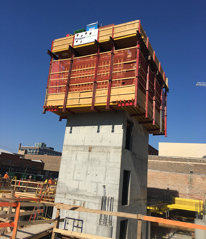 Self-Riser Climbing Formwork System Surebuilt