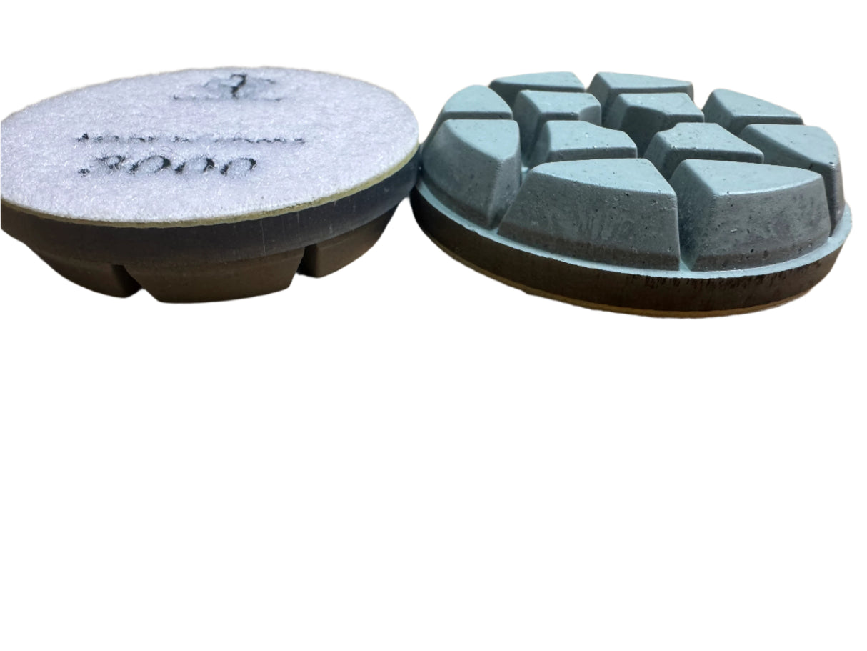 3 Inch White Floor Polishing Pads Dia Plus