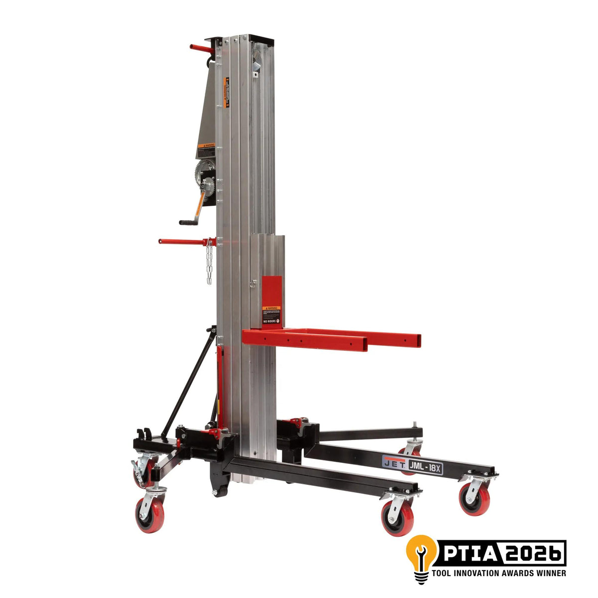 JML-18X 650 lb Capacity Material Lift, 18 Ft. Lift Height Jet