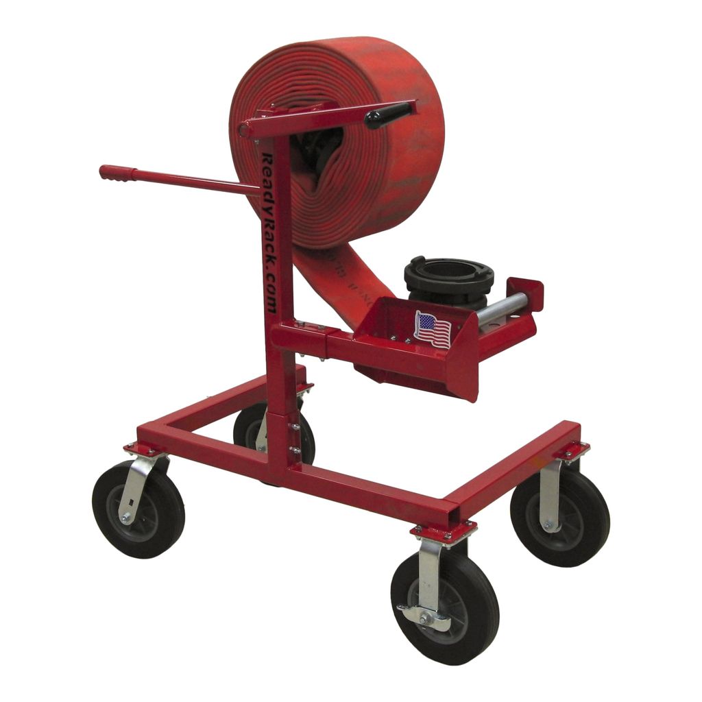 Large Diameter Hose Winder Ready Rack