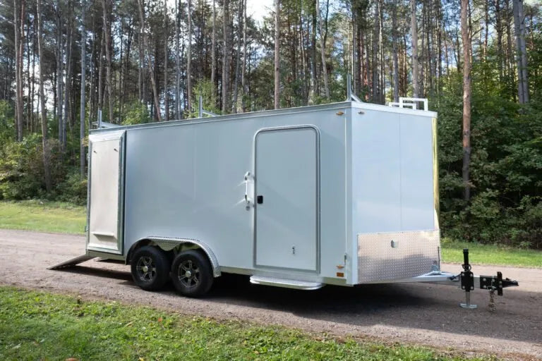 Flat Top V-Nose Aluminum Enclosed Cargo Trailer Legend Trailers