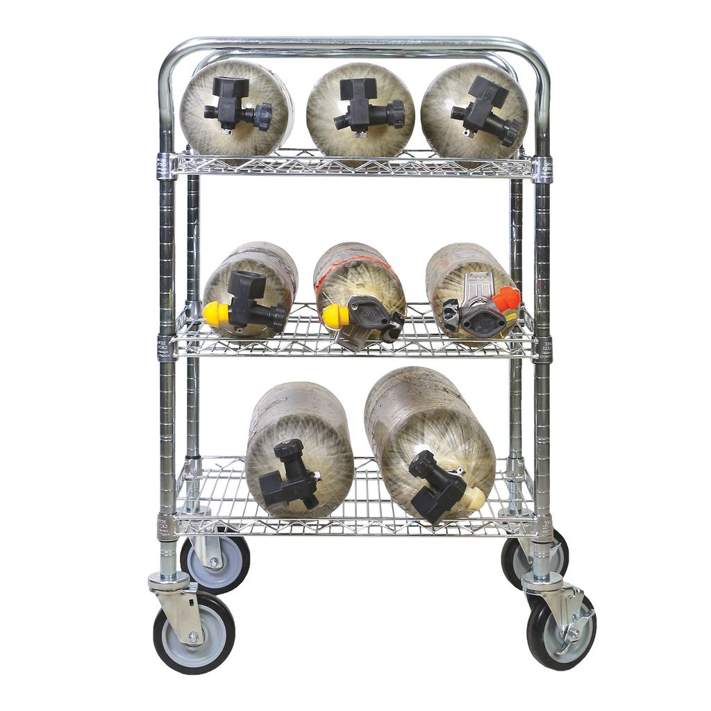 Multi-Purpose Mobile Bottle Cart Ready Rack