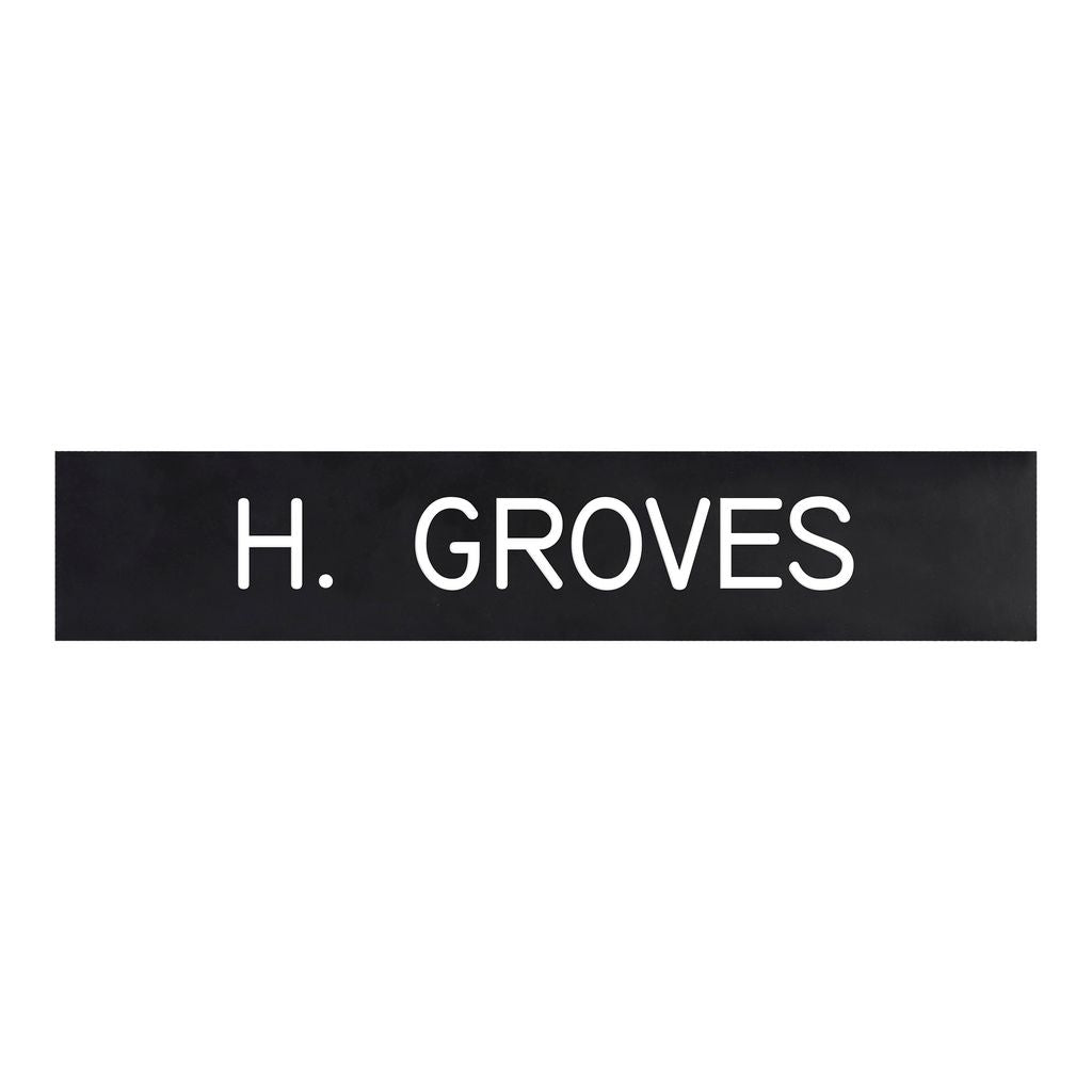Label Holder / Name Plate - Set of 10 MLH-E Ready Rack Engraved Name Plate for MLH