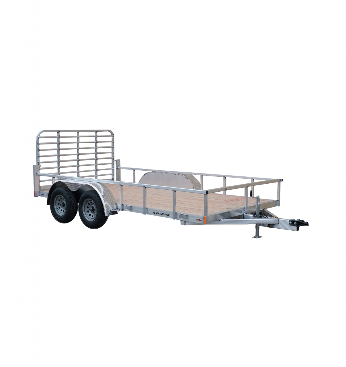 Open Deluxe Tandem Axle Aluminum Open Utility Trailer Legend Trailers