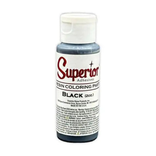 Superior RESIN COLORING PASTE Superior Stone Products Single - 2oz Black