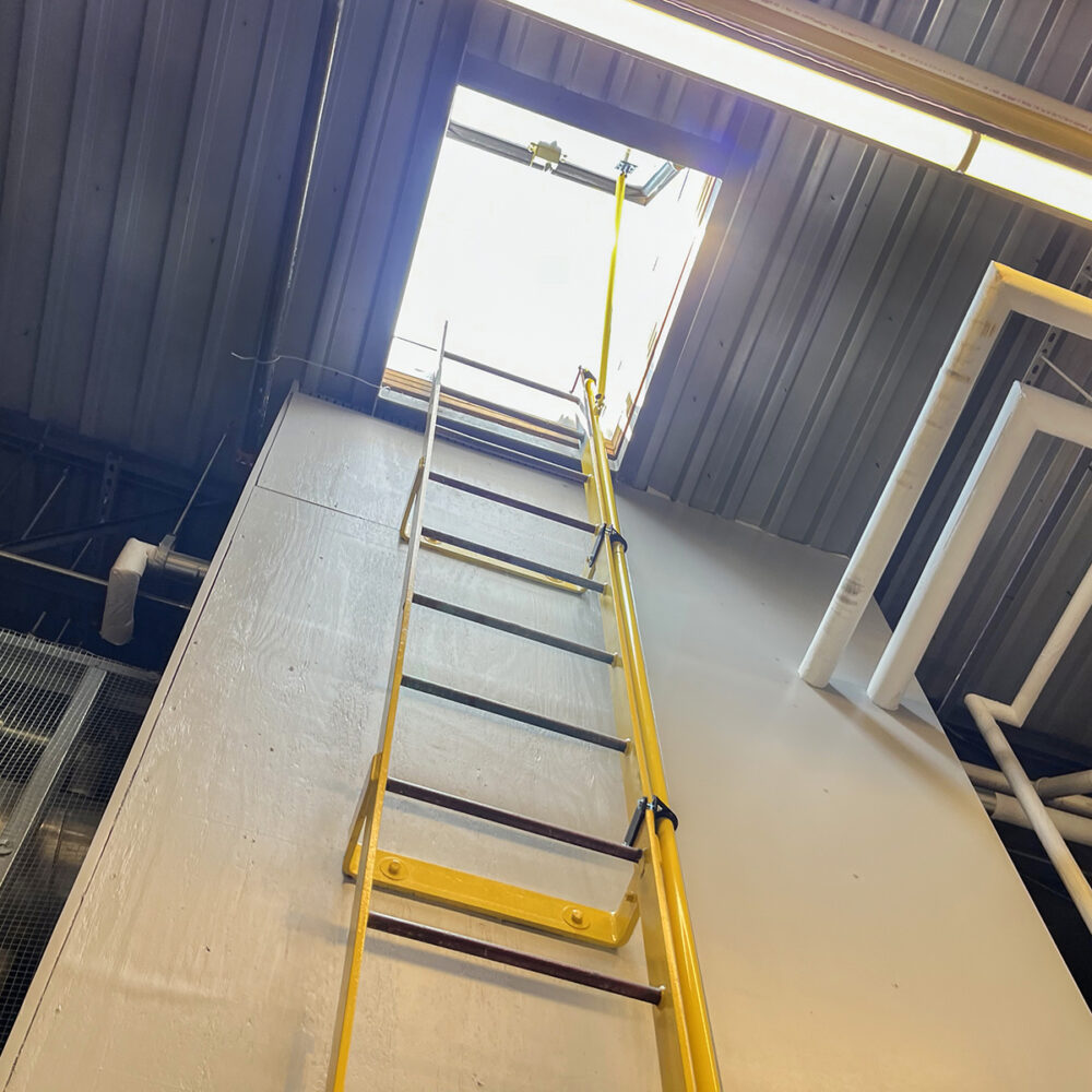 Belmont Safety Hatch System with Front Mount Brackets Safewaze