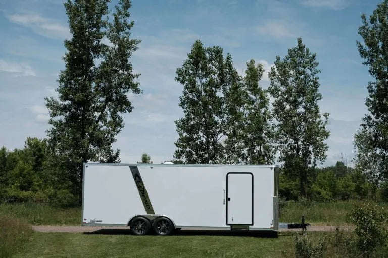 Trailmaster Flat Front 8.5 Aluminum Enclosed Cargo Trailer Legend Trailers