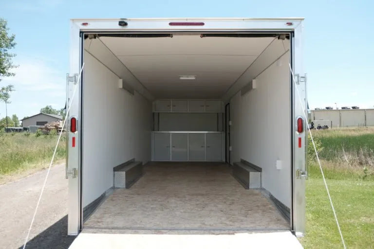 Trailmaster Flat Front 8.5 Aluminum Enclosed Cargo Trailer Legend Trailers
