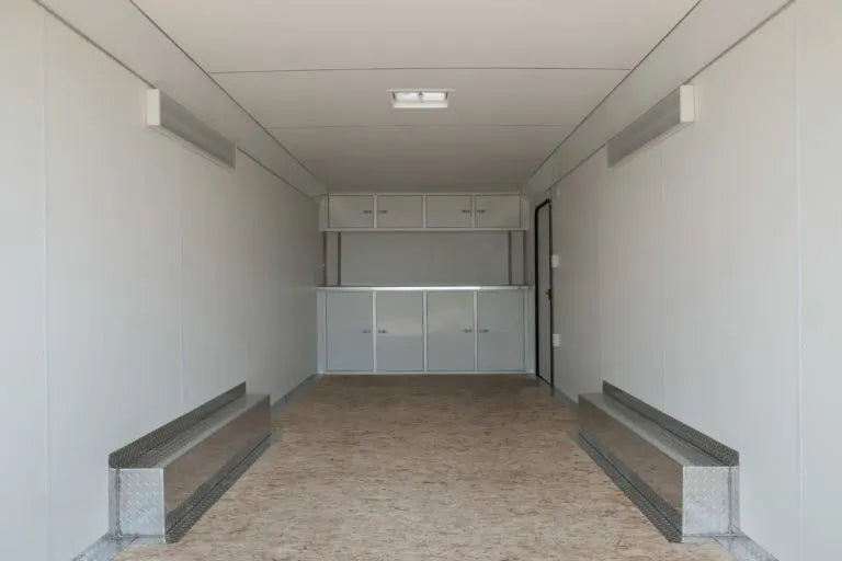 Trailmaster Flat Front 8.5 Aluminum Enclosed Cargo Trailer Legend Trailers