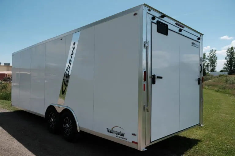 Trailmaster Flat Front 8.5 Aluminum Enclosed Cargo Trailer Legend Trailers