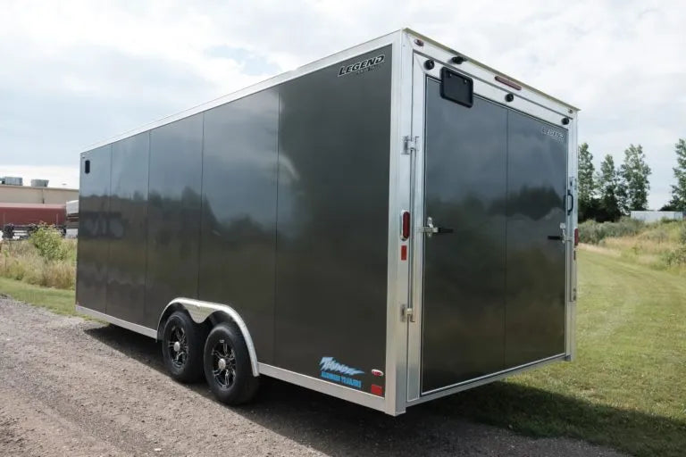 Thunder V-Nose Aluminum Enclosed Cargo Trailer 7X14TVTA35 Legend Trailers Tandem 7x14