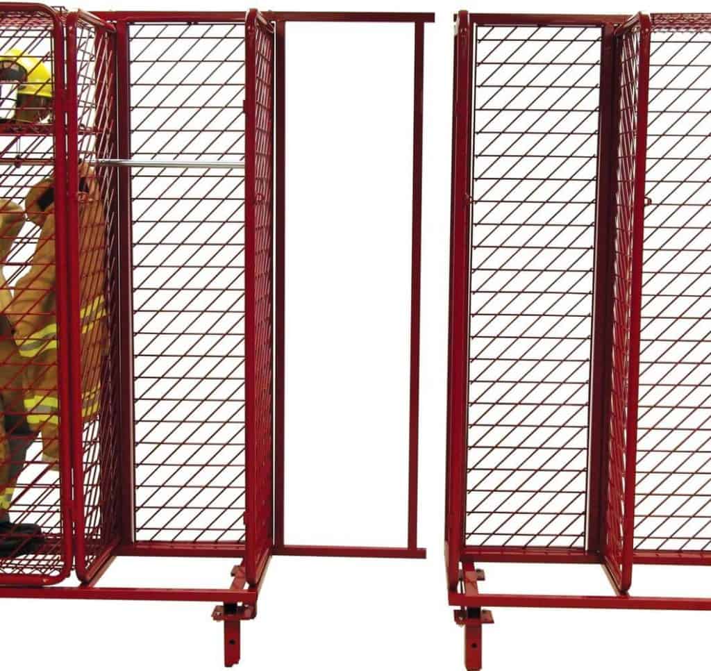 Single Sided Freestanding Red Rack Ready Rack