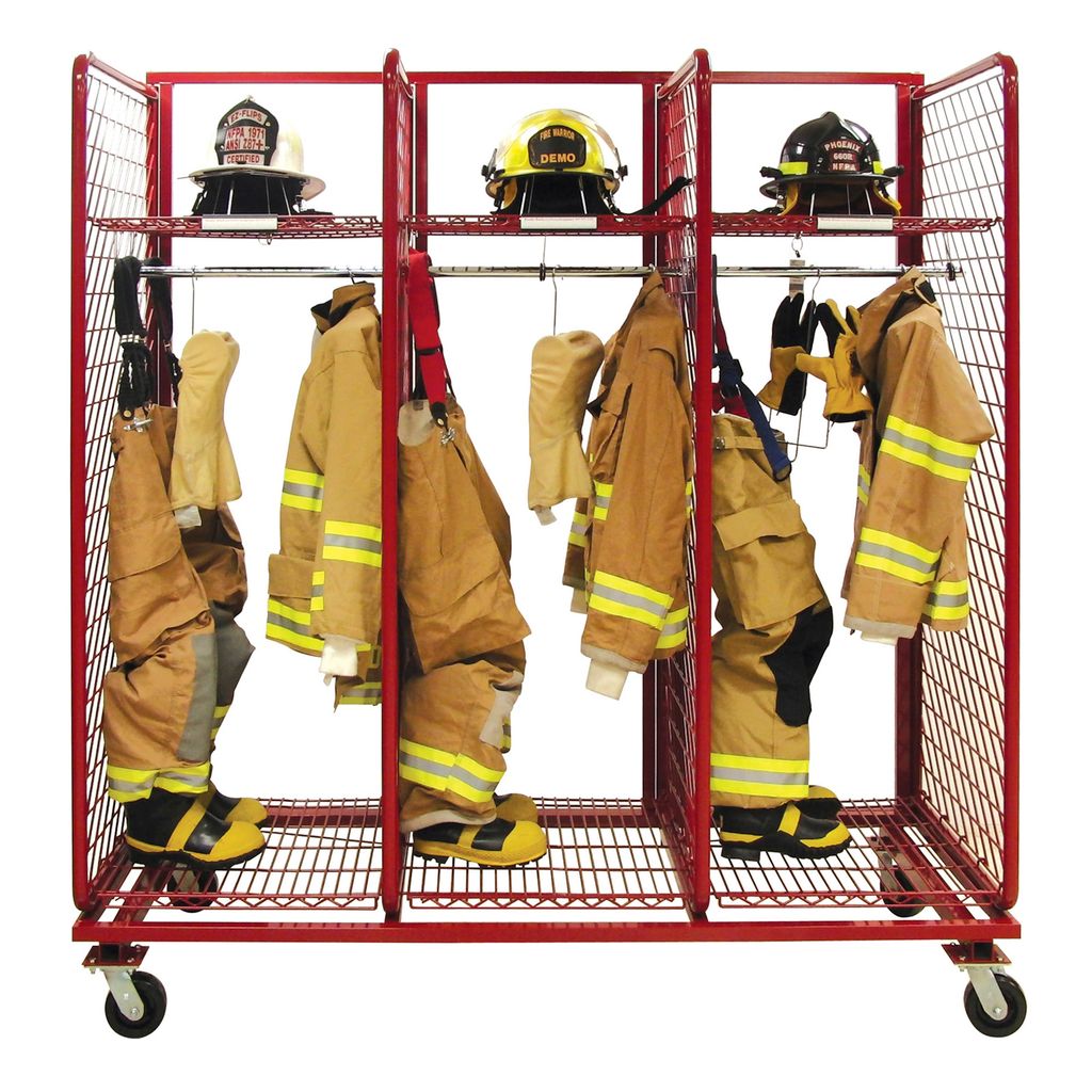 SOS Rack SOS2432-PPE Ready Rack 3-Section PPE/Dive