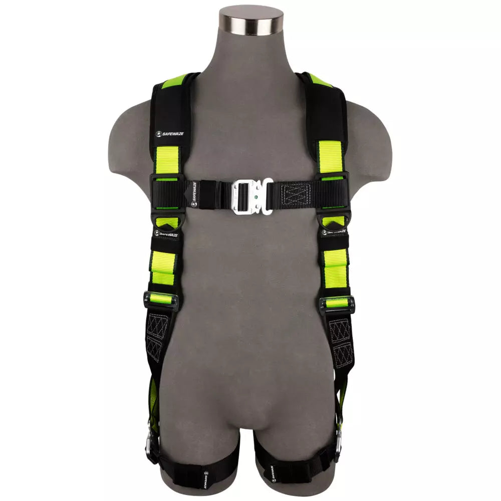 PRO Full Body Harness: 1D, QC Chest/Legs Safewaze