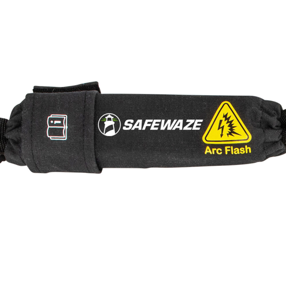 Arc Flash 6′ Energy Absorbing Lanyard: Dielectric Snap Hook, Soft Loop Safewaze