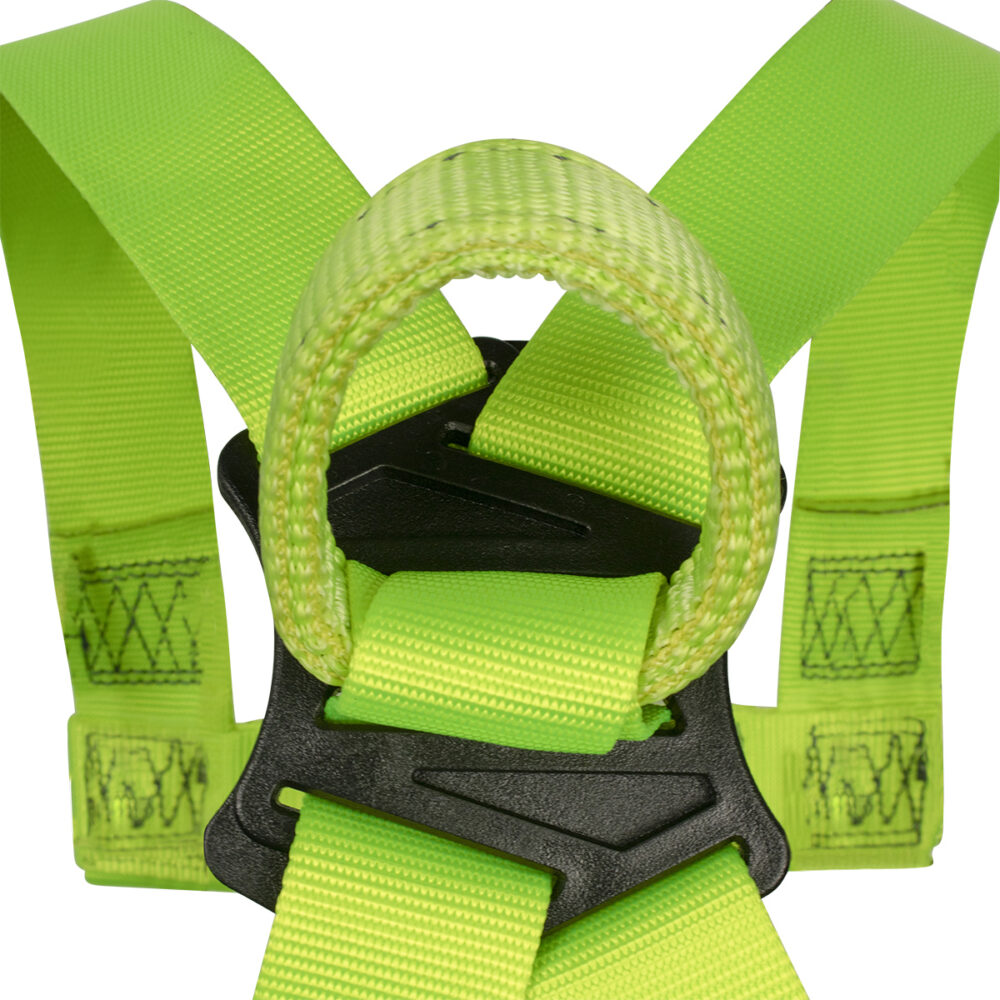 Arc Flash Full Body Harness: Soft Dorsal & Sternal Loop, DE MB Torso, DE QC Legs Safewaze