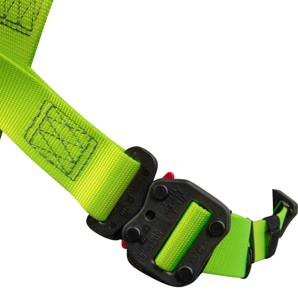 Arc Flash Full Body Harness: Soft Loop, 1D, DE MB Torso, DE MB Chest, DE QC Legs Safewaze