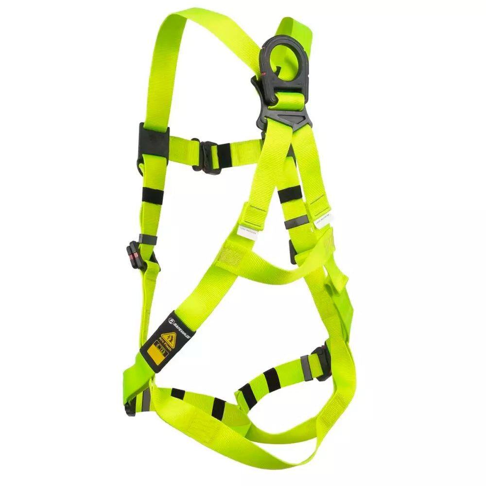 Arc Flash Full Body Harness: DE 1D, DE MB Torso, DE QC Chest/Legs Safewaze