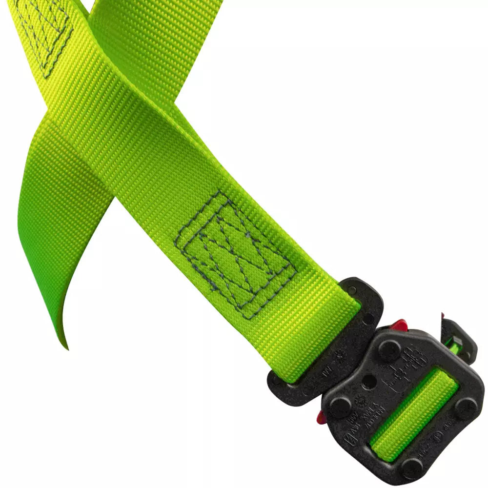 Arc Flash Full Body Harness: DE 1D, DE MB Torso, DE MB Chest, DE QC Legs Safewaze