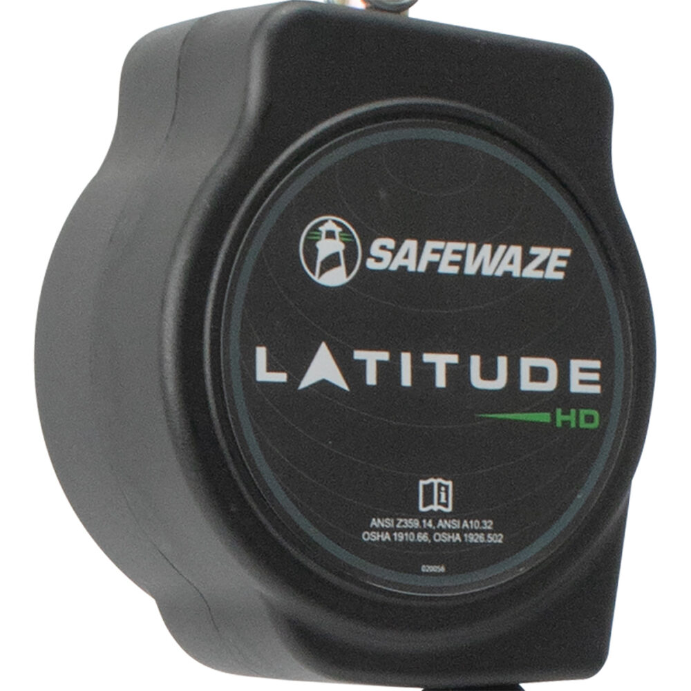 Latitude HD 10' Single Cable SRL-P: Carabiner, Hook Safewaze