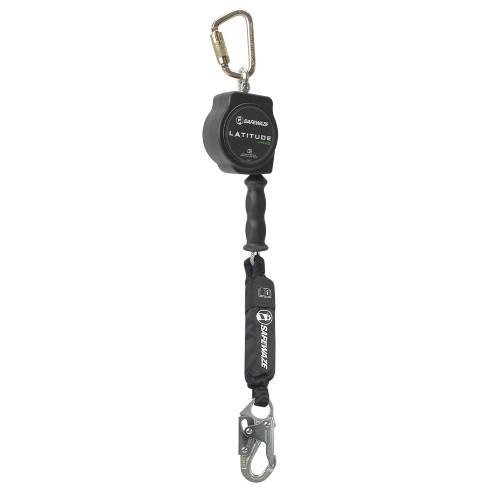 Latitude HD 10' Single Cable SRL-P: Carabiner, Hook SW8008-10 Safewaze Snap Hook