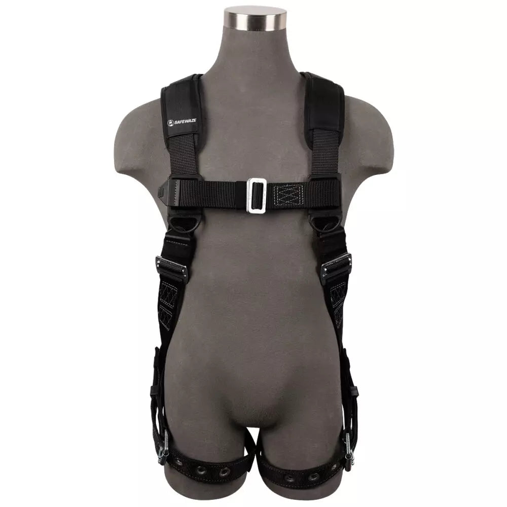 Heavyweight Full Body Harness: 1D, MB Chest, TB Legs Safewaze