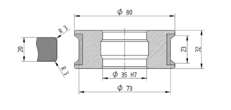 T Shape CNC Wheels Diamut