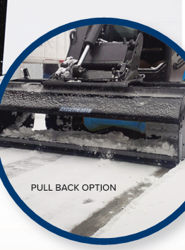 Blue Diamond® Heavy Duty Snow Pusher 120114 Blue Diamond Attachments 72” Snow Pusher - Pull Back Option - Standard/HD