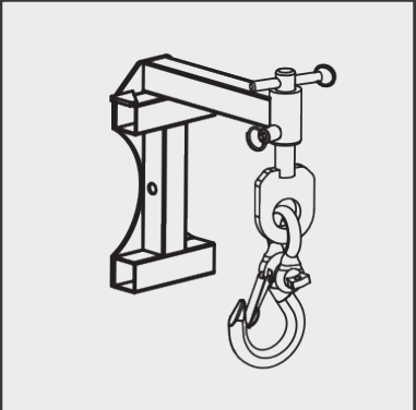 BD400 Electric Material Lifter Accessory Jib DTS Glass & Material Handling Equipment Accessory - Jib