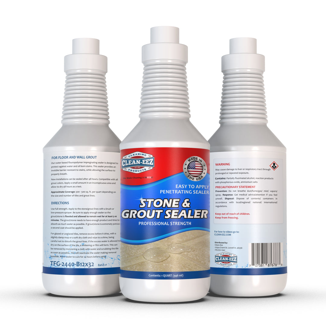 Grout & Natural Stone Tile Sealer 32oz Clean-eez