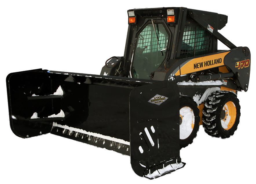 Skid Steer Snow Pusher Top Dog Attachments