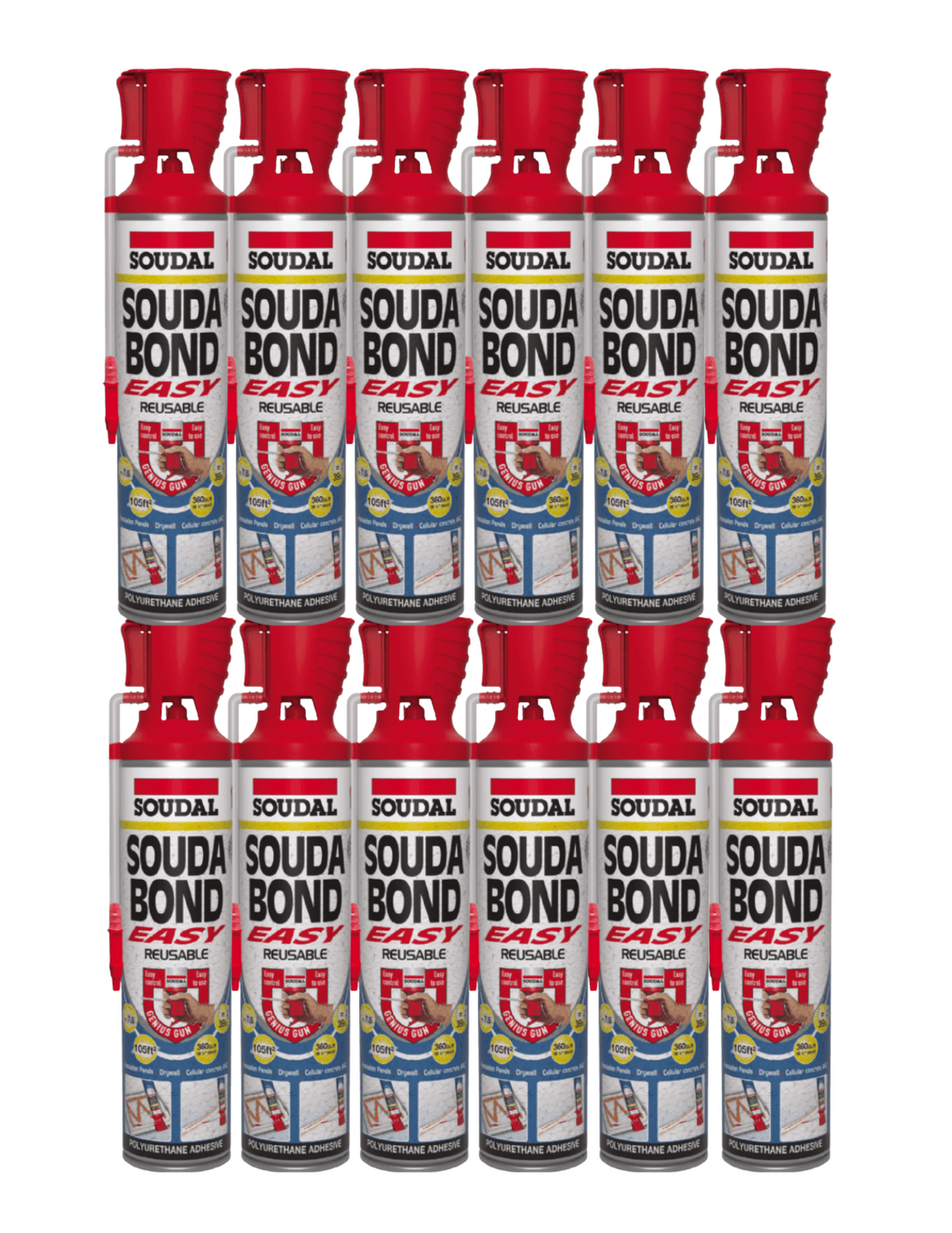 Soudabond Easy Reusable Foamfo - Case of 12 Soudal