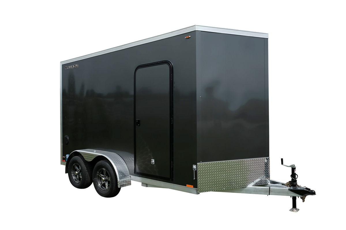 Thunder V-Nose Aluminum Enclosed Cargo Trailer 7X14TVSA30 Legend Trailers Single 7x14
