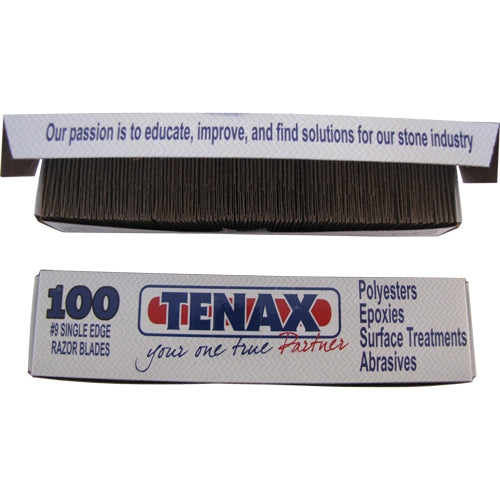 Tenax #9 Razor Blades - Box of 100 Tenax