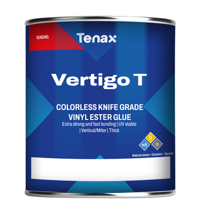 Vertigo T Vinyl Ester Knife Grade (Formerly Titanium) VERTIGOTKG1QT Tenax Quart