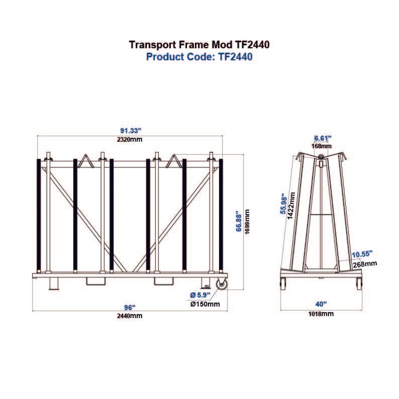 Aardwolf Transport Frame Mod TF2440PC Aardwolf