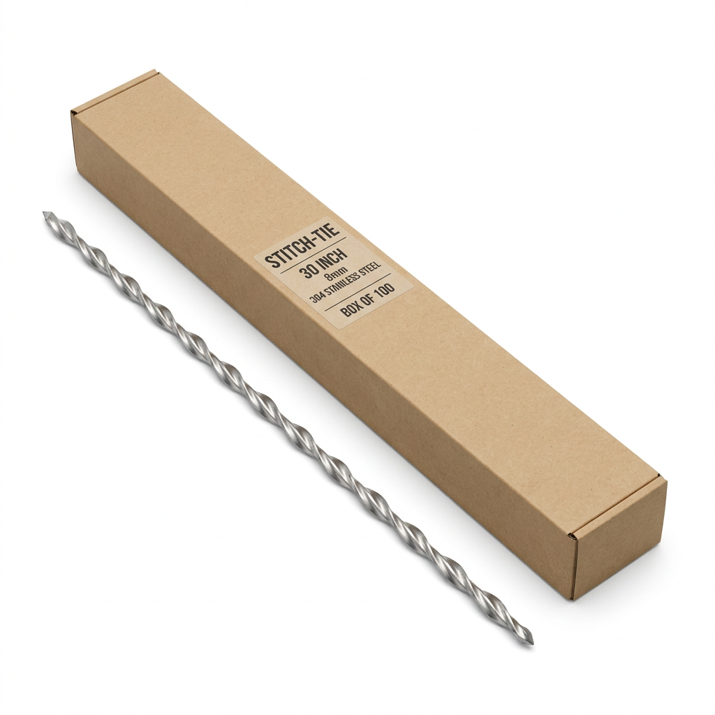 Stitch-Tie Stainless Steel Masonry Pinning Solution - Box of 100 (8mm)
