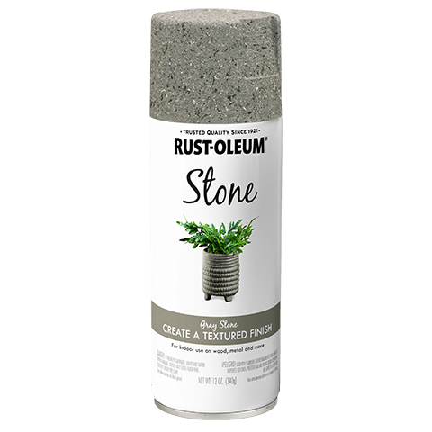 American Accents® Stone Spray Paint - 12oz (6 Count) 7992830 Rust-Oleum Gray Stone