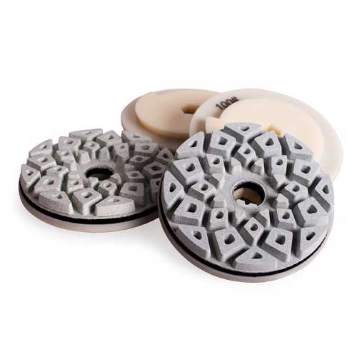 In-Line Snail lock Polishing Pads - ASFM Diamond Tool Store