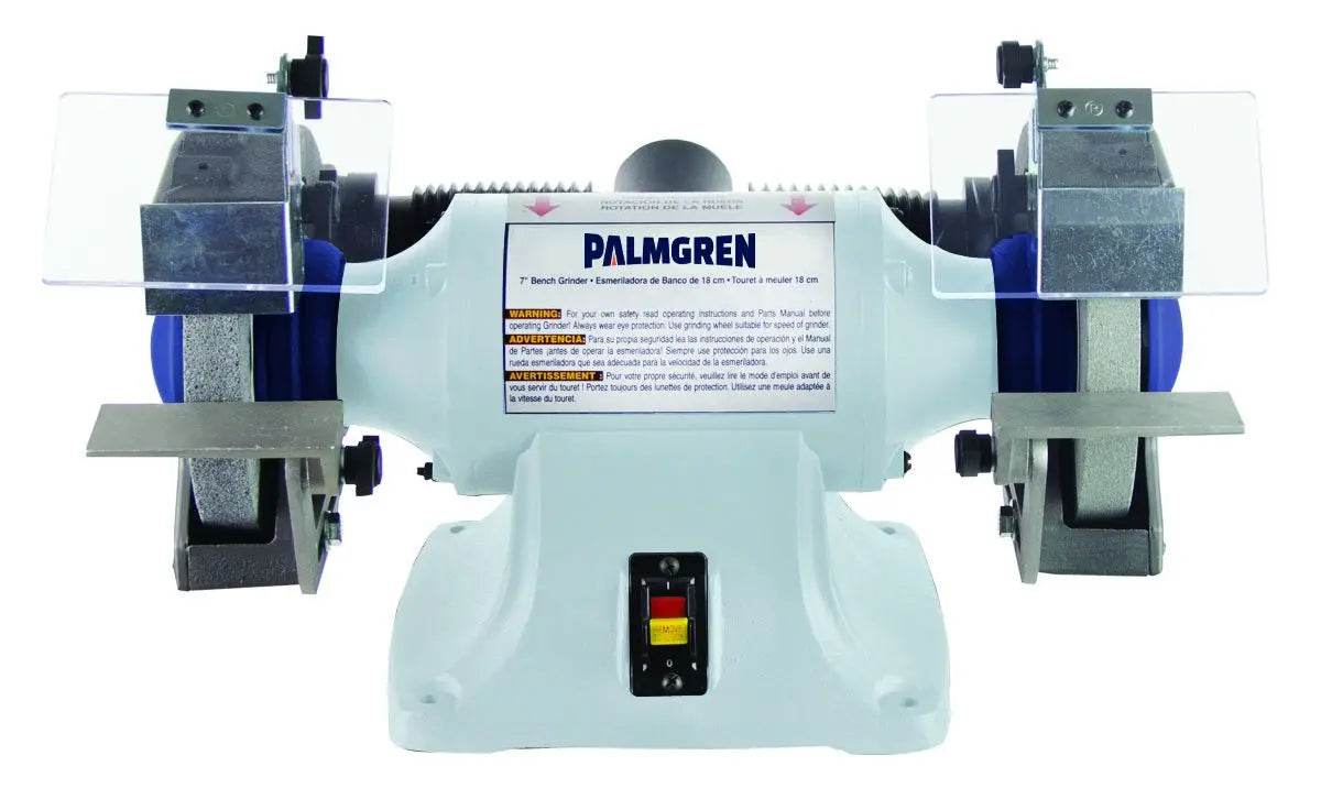 7" Bench Grinder W/Dust Collection Palmgren